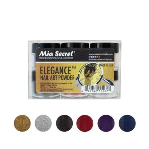 Elegance Nail Art Powder Collection (6PC)
