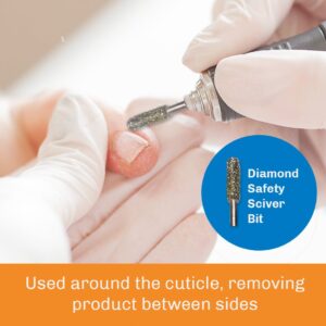 Medicool Diamond Safety Sciver Cuticle Bit - Coarse (E25C)